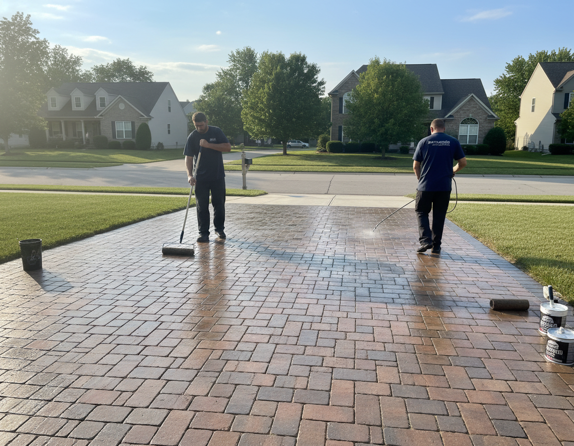 Paver Sealing Near Hilliard